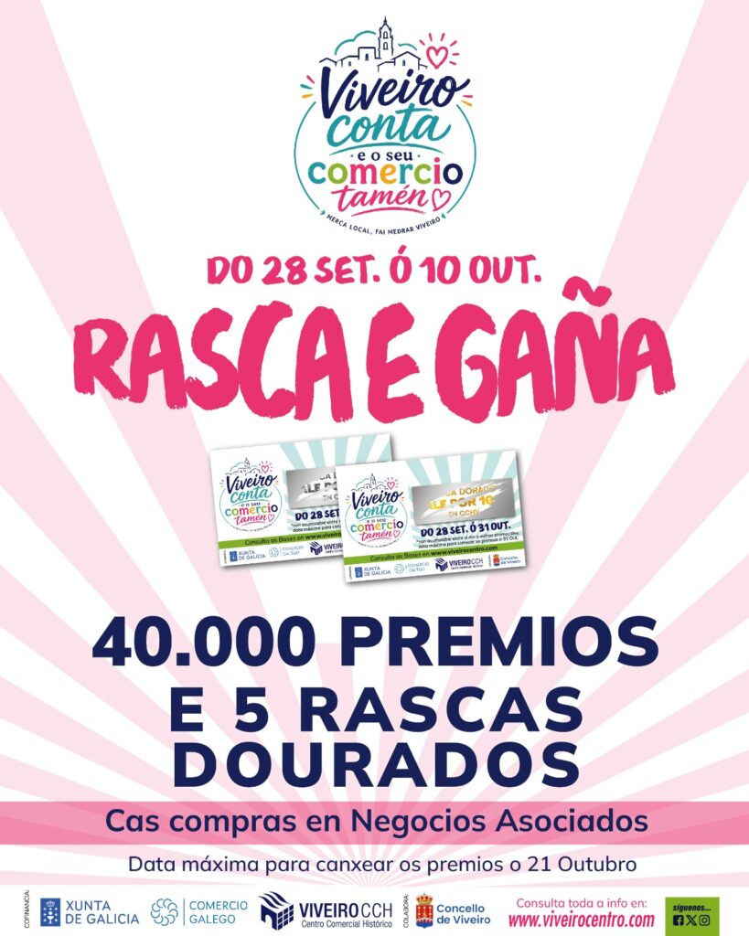 RASCA E GAÑA "VIVEIRO CONTA E O SEU COMERCIO TAMÉN" RASCA E GAÑA "VIVEIRO CONTA E O SEU COMERCIO TAMÉN"